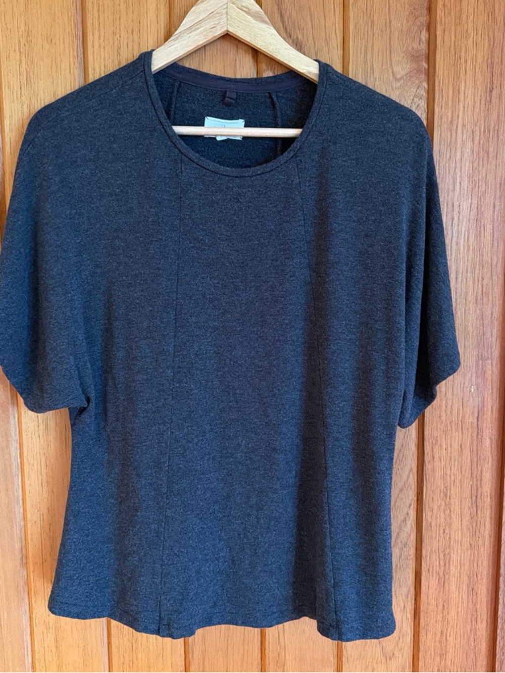 Lou & Grey Charcoal Short Sleeve Crew Tee